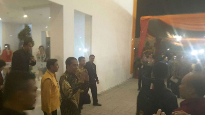 Presiden Jokowi dan Wiranto di Acara HUT Hanura 