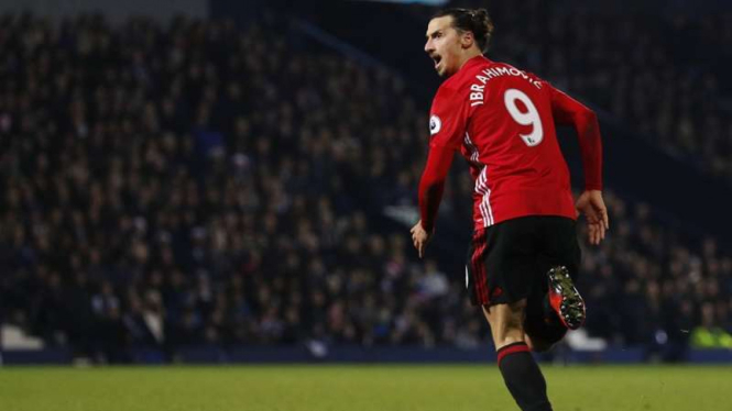 Penyerang Manchester United, Zlatan Ibrahimovic