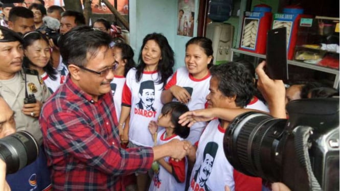 Djarot Saiful Hidayat kampanye di Kawasan Kalibata