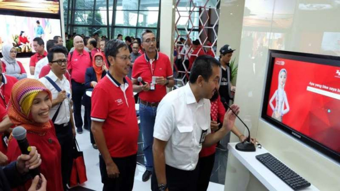 Peresmian GraPARI Telkomsel di Bandara Soekarno Hatta