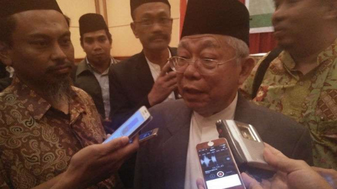 Ketua Majelis Ulama Indonesia, Ma'ruf Amin.