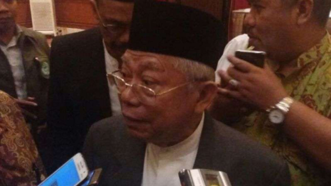 Ketua Umum Majelis Ulama Indonesia, Ma'ruf Amin.