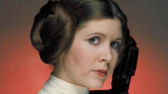 Carrie Fisher sebagai Princess Leia.
