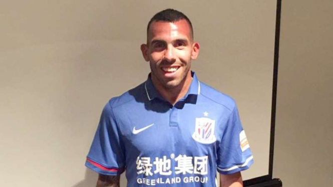 Carlos Tevez gabung Shanghai Shenhua