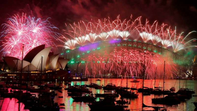 Perayaan Tahun Baru di Sydney, Australia