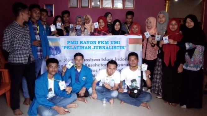 Kader-kader PMII FKM UMI Makassar.