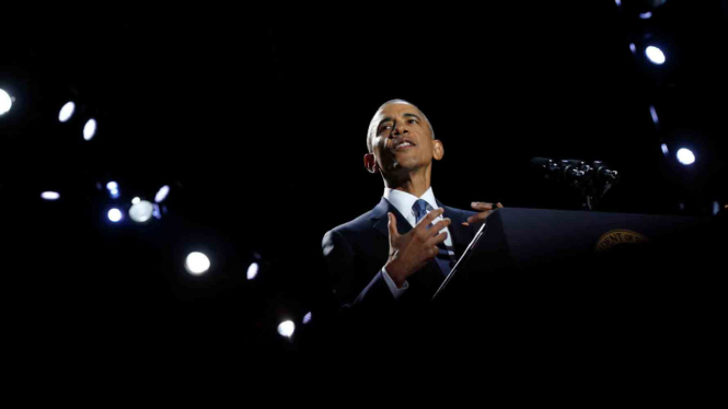 Pidato Perpisahan, Obama Menangis