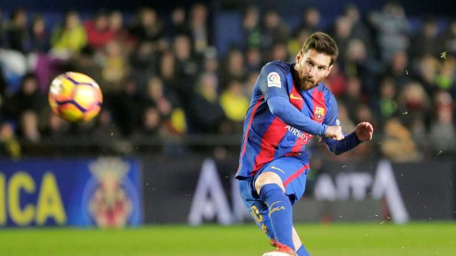 Pemain Barcelona, Lionel Messi.