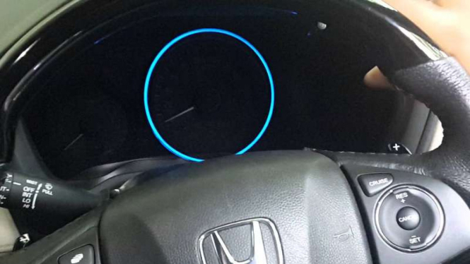 Lampu cincin speedometer Honda HR-V.