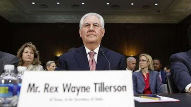 Menteri Luar Negeri AS, Rex Wayne Tillerson.