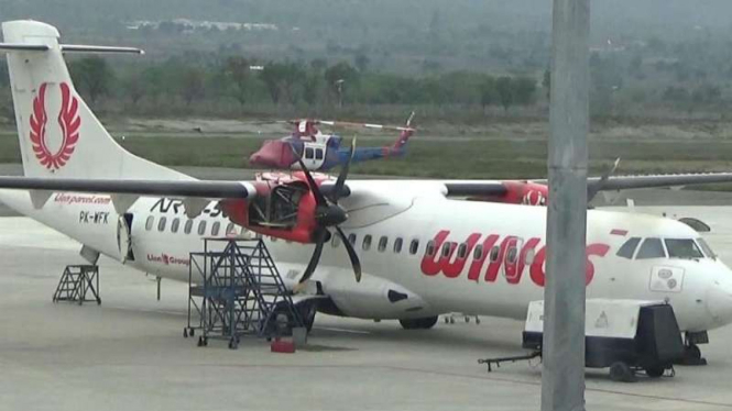 Pesawat Wings Air dari Palu menuju Luwuk, Kabupaten Banggai, Sulawesi Tengah, mengalami kecelakaan pada Sabtu, 14 Januari 2017.