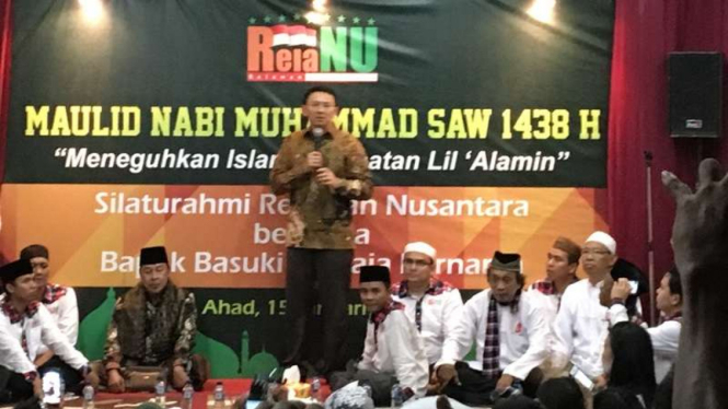 Calon Gubernur DKI Jakarta nomor urut 2, Basuki Tjahaja Purnama.