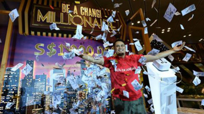 Ade Iskandar Roni menang Rp9,3 miliar dalam 'Be A Changi Millioner' 