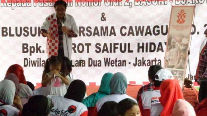 Calon Wakil Gubernur DKI Jakarta petahana, Djarot Saiful Hidayat.