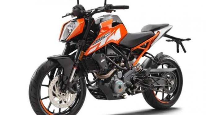 KTM Duke 250 edisi 2017.