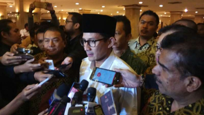 Calon Wakil Gubernur DKI Jakarta Sandiaga Uno