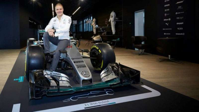 Pembalap Tim Mercedes, Valterri Bottas