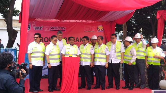 Plt Gubernur DKI Sumarsono meresmikan proyek pengembangan RSUD Tarakan