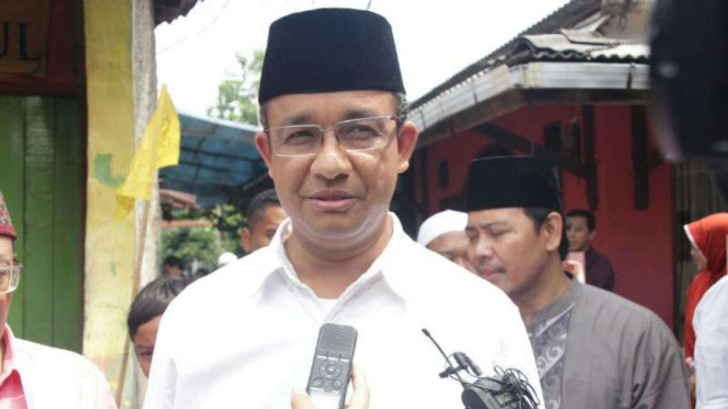 Calon Gubernur DKI Anies Baswedan.