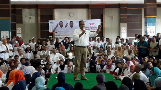 Calon gubernur DKI Jakarta, Anies Baswedan.