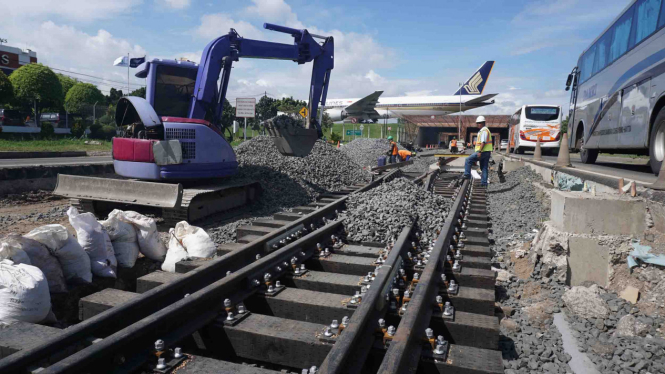 Perkembangan Pembangunan Rel Kereta Bandara