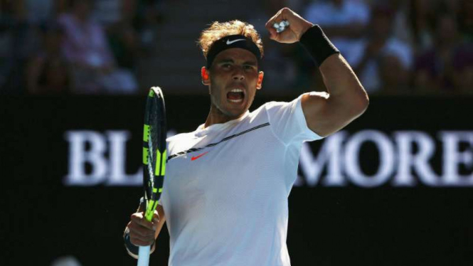Petenis Spanyol Rafael Nadal di Australian Open