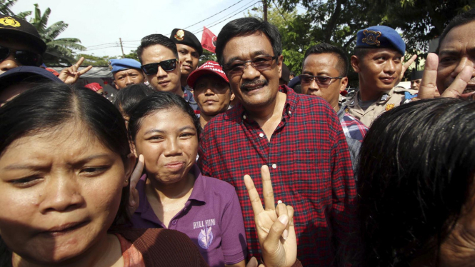 Djarot blusukan di cengkareng