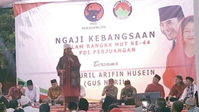 PDIP gelar ngaji kebangsaan di Lenteng Agung, Jakarta.