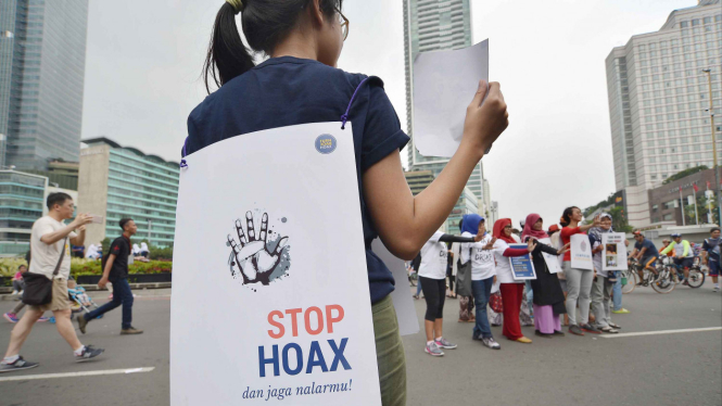 Aksi Kampanye Anti Hoax.