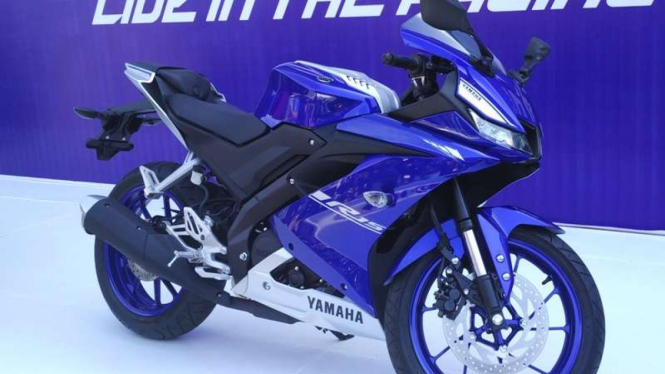 Peluncuran Yamaha R15 terbaru di Sentul, Bogor, Senin (23/1).