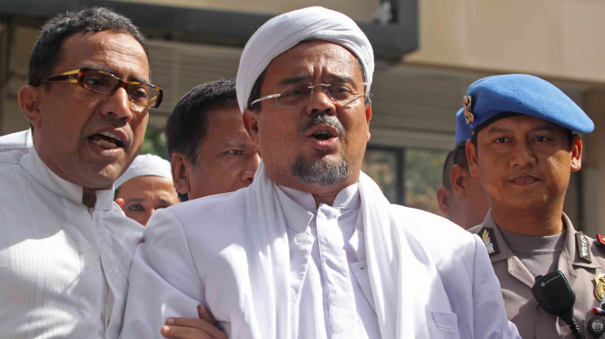 Imam Besar Front Pembela Islam (FPI), Rizieq Shihab.