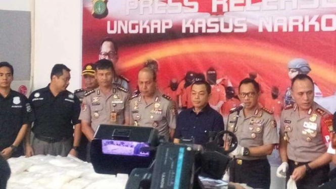 Polisi Gagalkan Penyelundupan 106 Kilo Sabu Dari Tiongkok