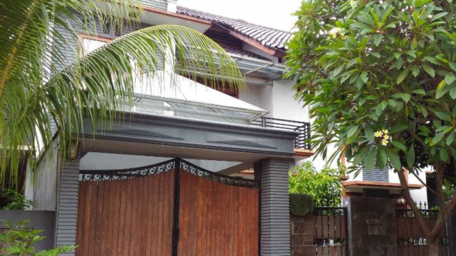 Salah satu rumah Patrialis Akbar di Kawasan Cipinang, Jatinegara, Jakarta Timur.