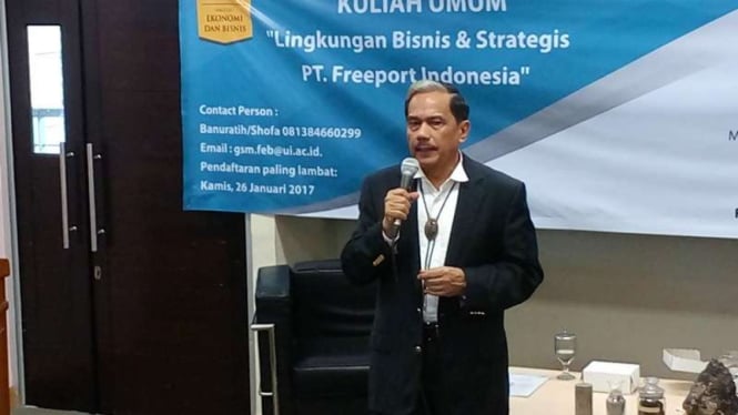 Presiden Direktur PT Freeport Indonesia, Chappy Hakim.