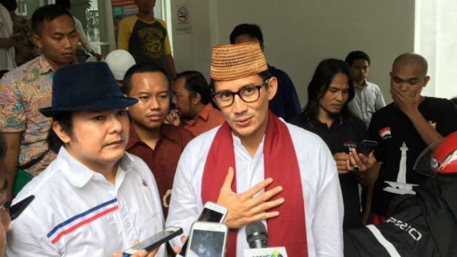 Calon Wakil Gubernur DKI Jakarta Sandiaga Uno