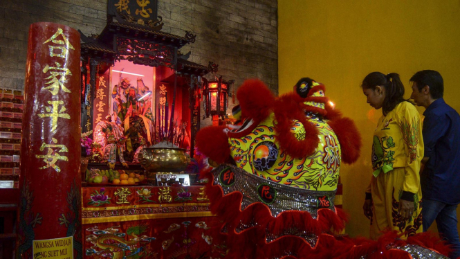 Perayaan Tahun Baru China di Vihara Amurva Bhumi
