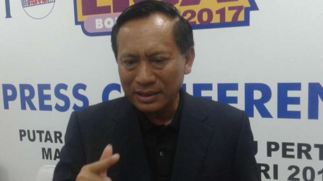 Ketua Umum Pengurus Pusat Persatuan Bola Voli Seluruh Indonesia (PBVSI), Imam Su