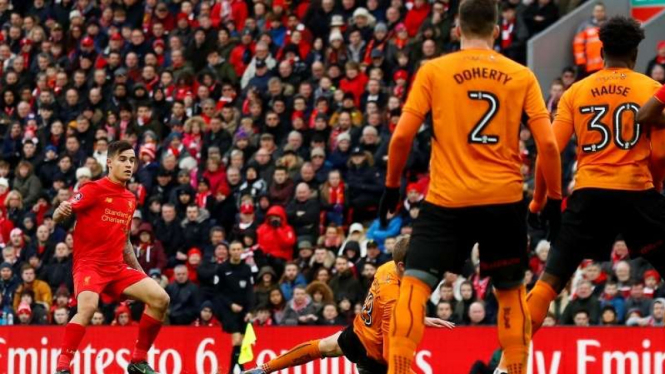 Liverpool kala melawan Wolverhampton di babak 4 Piala FA