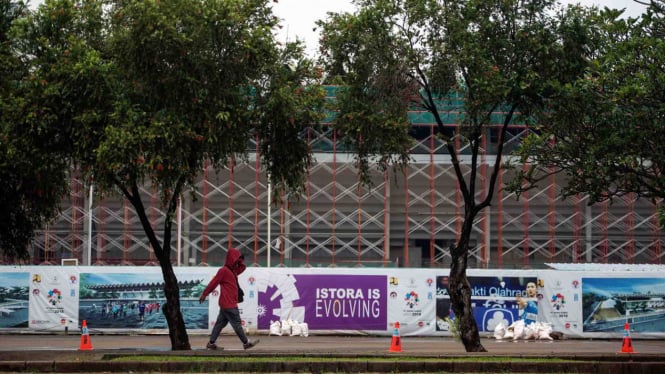 Suasan di Kompleks Gelora Bung Karno