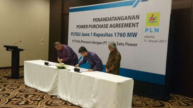 Penandatanganan PT Pertamina dan PLN 