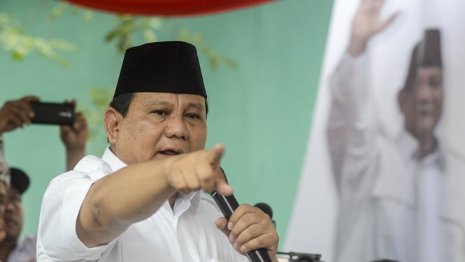 Ketua Umum DPP Gerindra, Prabowo Subianto.