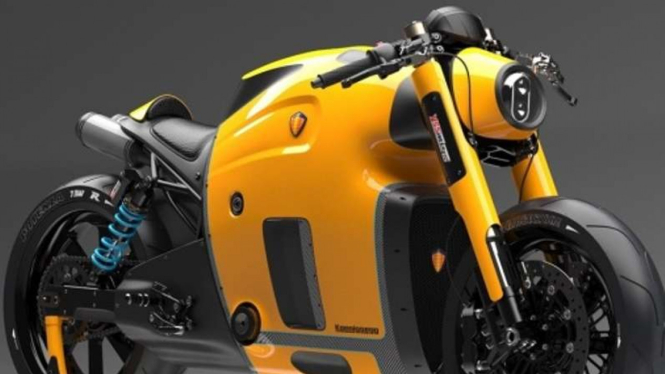 Desain motor Koenigsegg karya Maksim Burov