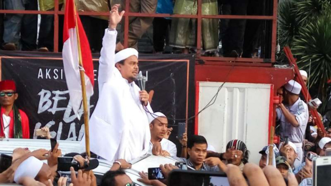 Habib Rizieq saat masih berada di Jakarta.