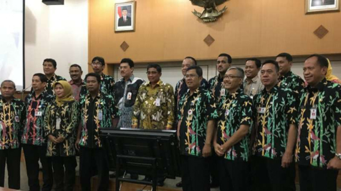 Plt Gubernur DKI Jakarta Sumarsono di Wali Kota Jakarta Timur.