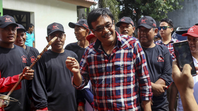 Djarot Hadiri Apel Siaga di Kebon Jeruk