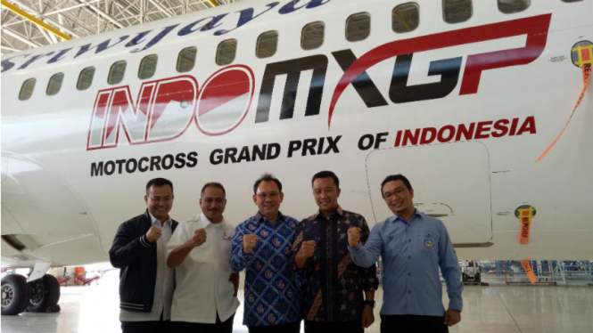 Sriwijaya Air menjadi sponsor balapan motorcross internasional, MXGP