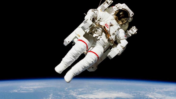 Ilustrasi astronaut.