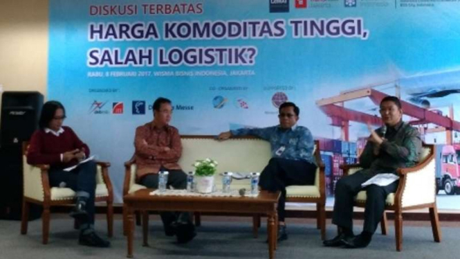 Diskusi Harga Komoditas Tinggi di Wisma Bisnis Indonesia, Jakarta