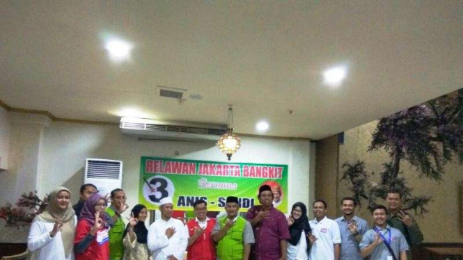 Kader PKB Jaksel bentuk Relawan Jakarta Bangkit dukung Anies-Sandi.