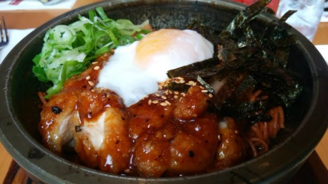 Grilled chicken ramen.